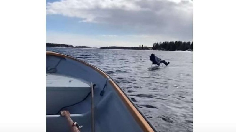 Ice fishing gambling game in United Kigdom